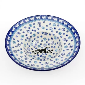 Talerz głęboki na spaghetti D86 25cm <br> 1771X Czarny kot